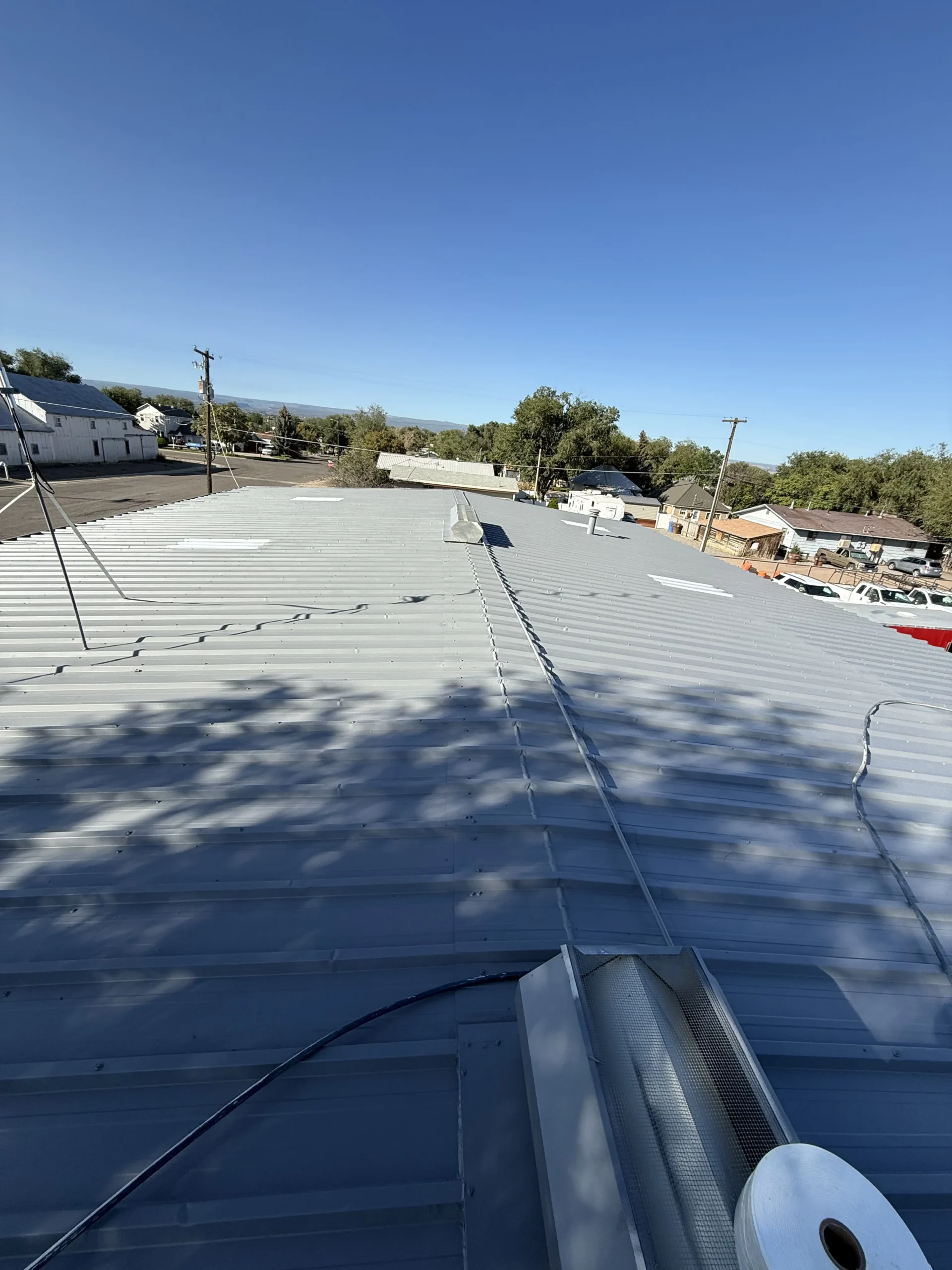 Roof restoration project
