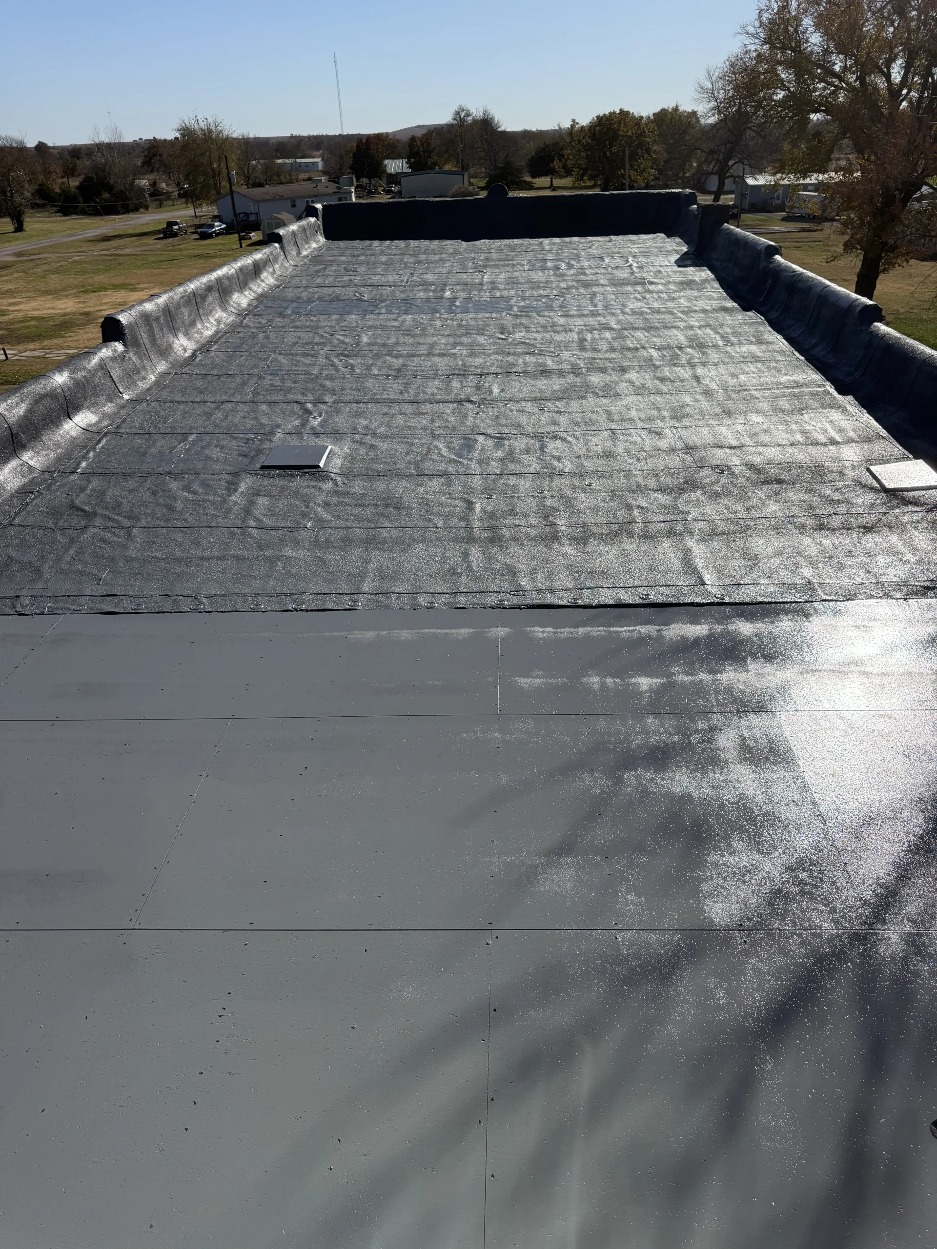 Industrial roof restoration